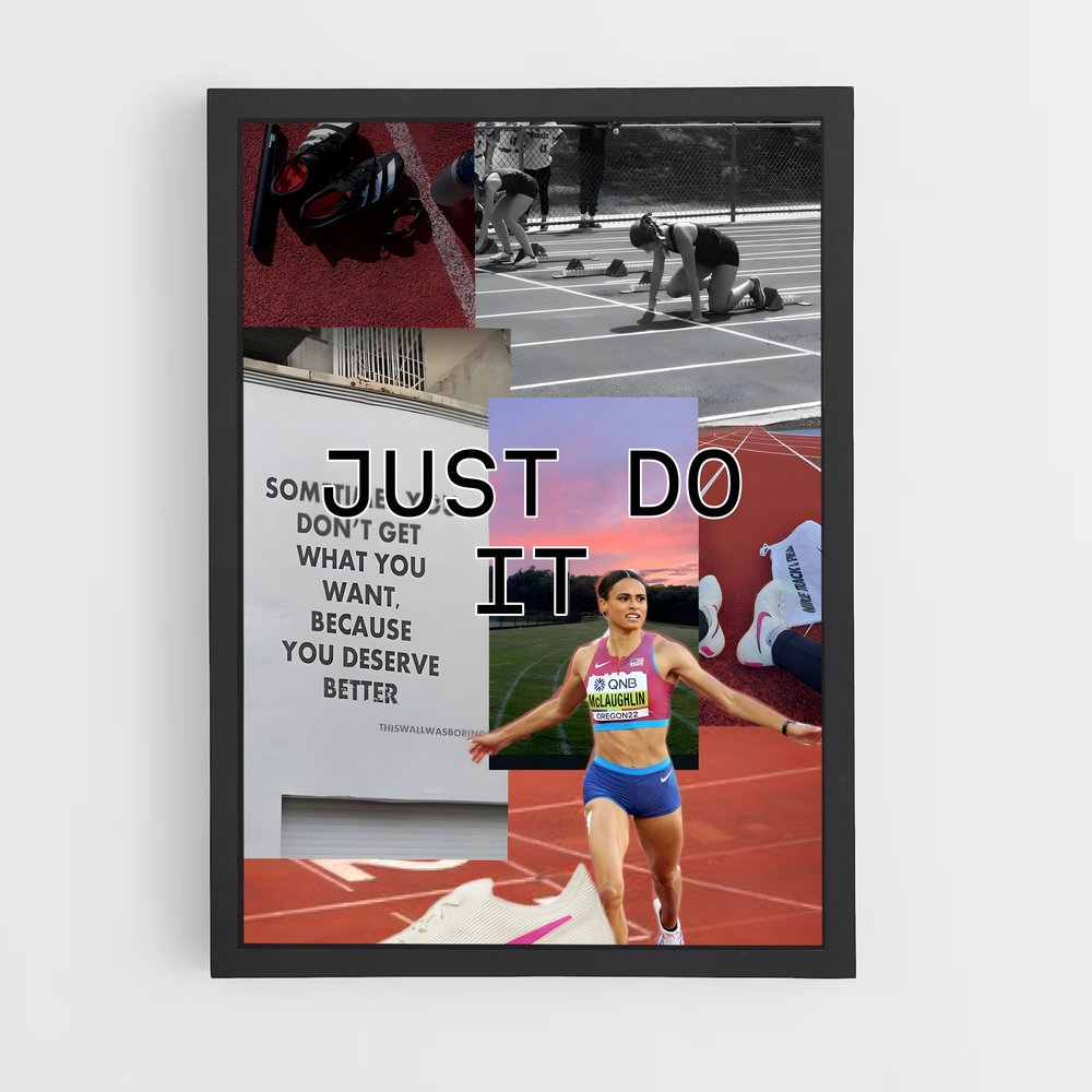 Poster Sprint Éternel – affiche Athlétisme (vue 2)